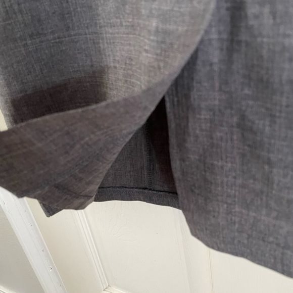 Rebecca Tatti Linen Blend Gray Women’s Mid-length Dress, Sz Large - Picture 7 of 12